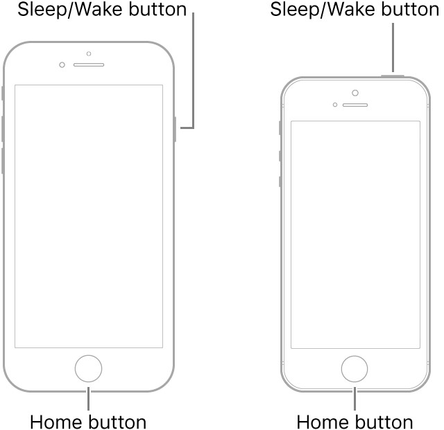 force restart iphone 6 or earlier