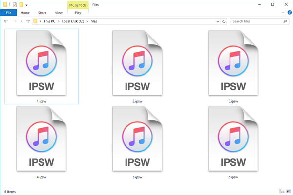 restore ipsw