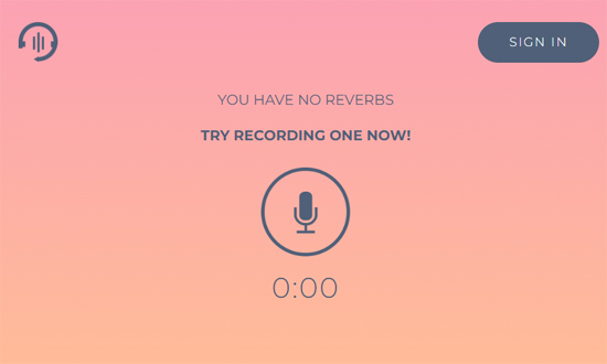 reverb online voice recorder