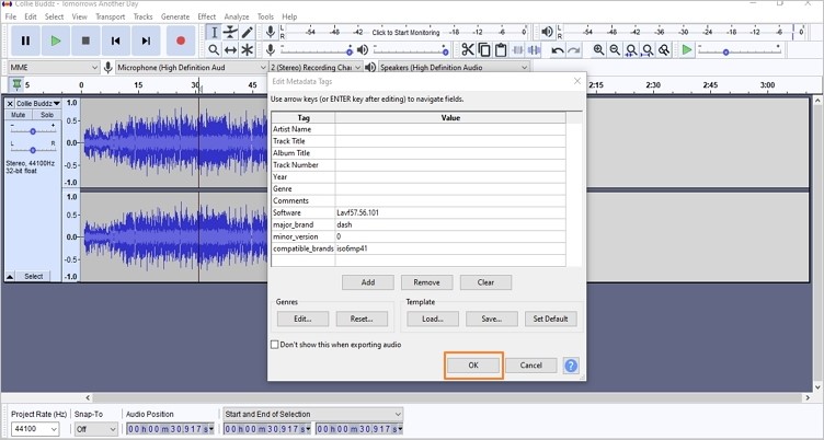 save recorded tunein raido recording to mp3