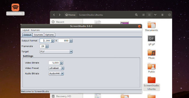 screen recorder linux screenstudio