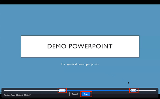 how to trim a zoom recording