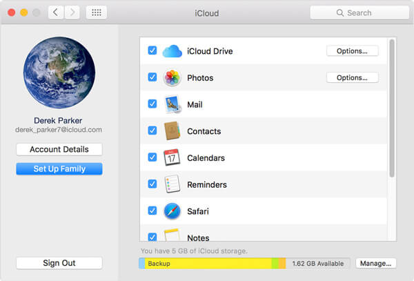 find icloud account from other devices