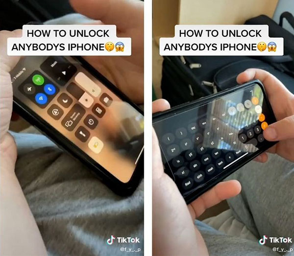 video about unlocking iphone with calculator