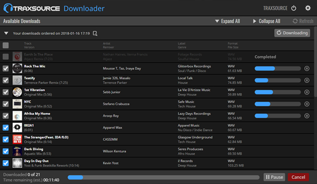 traxsource official dowloader