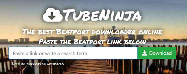 tubeninja homepage