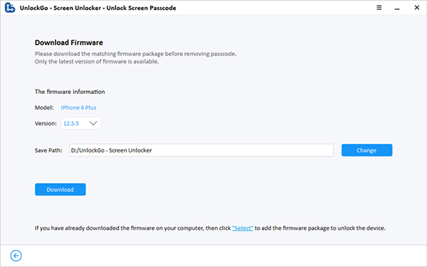 download firmware package