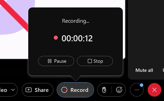 record webex meeting