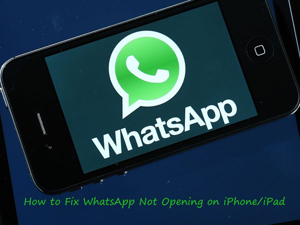 whatsapp not opening on iphone or ipad