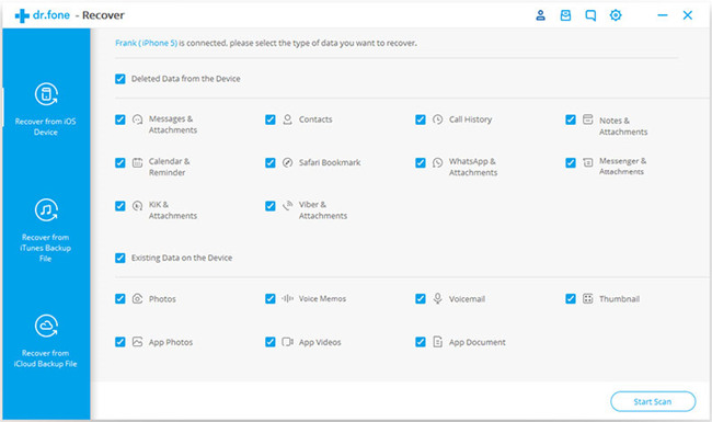 iskysoft ios data recovery