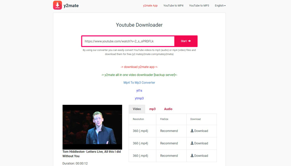 y2mate downloader for youtube