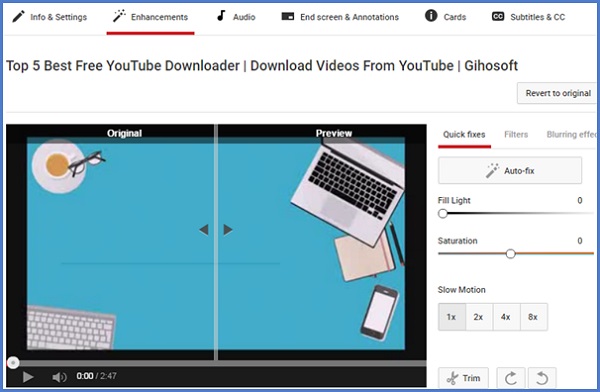 youtube video editor