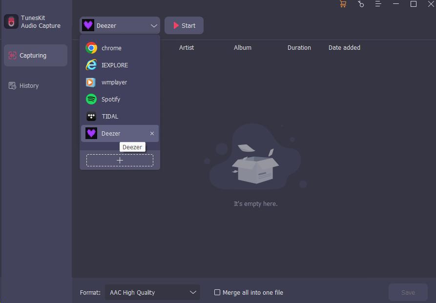 streaming musik hinzufügen
