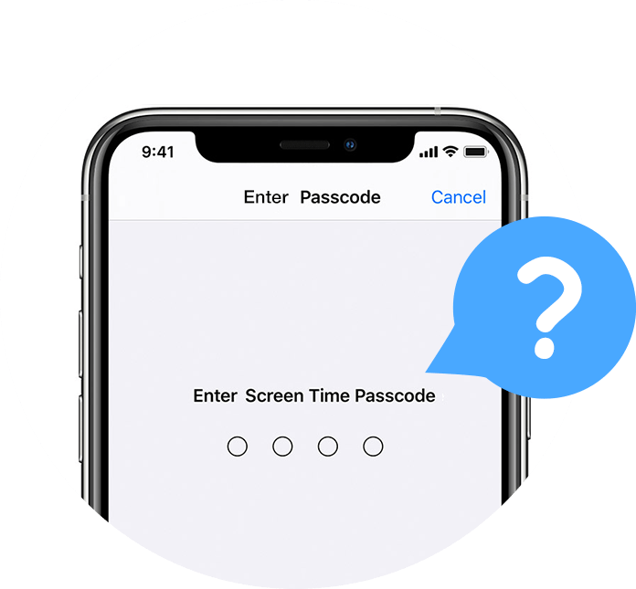bildschirmzeit passcode vergessen